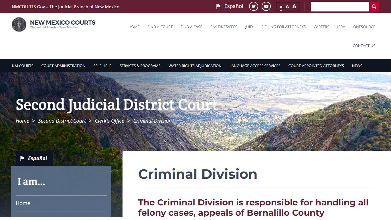 Criminal Division | Second District Court - nmcourts.gov